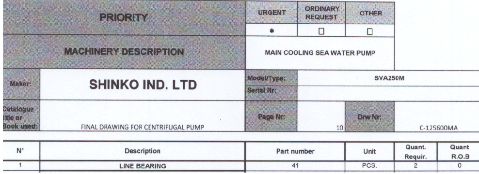 【询价】船舶备件—直线轴承（CK-C20240312-05）询价-泰州昌宽社区-报价采购-船用采购网-船舶物料采购-船务服务-一站式船用设备供应服务