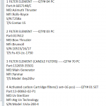 船舶备件—滤清器芯/活性炭过滤器（CK-J20240326-01）询价-船用采购网-船舶物料采购-船务服务-一站式船用设备供应服务