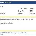船舶备件—备用锚卸扣（CK-Y20240320-07）询价-船用采购网-船舶物料采购-船务服务-一站式船用设备供应服务