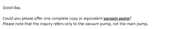 【询价】船舶备件—DESMI真空泵（CK-J20240322-06）询价-泰州昌宽社区-报价采购-船用采购网-船舶物料采购-船务服务-一站式船用设备供应服务