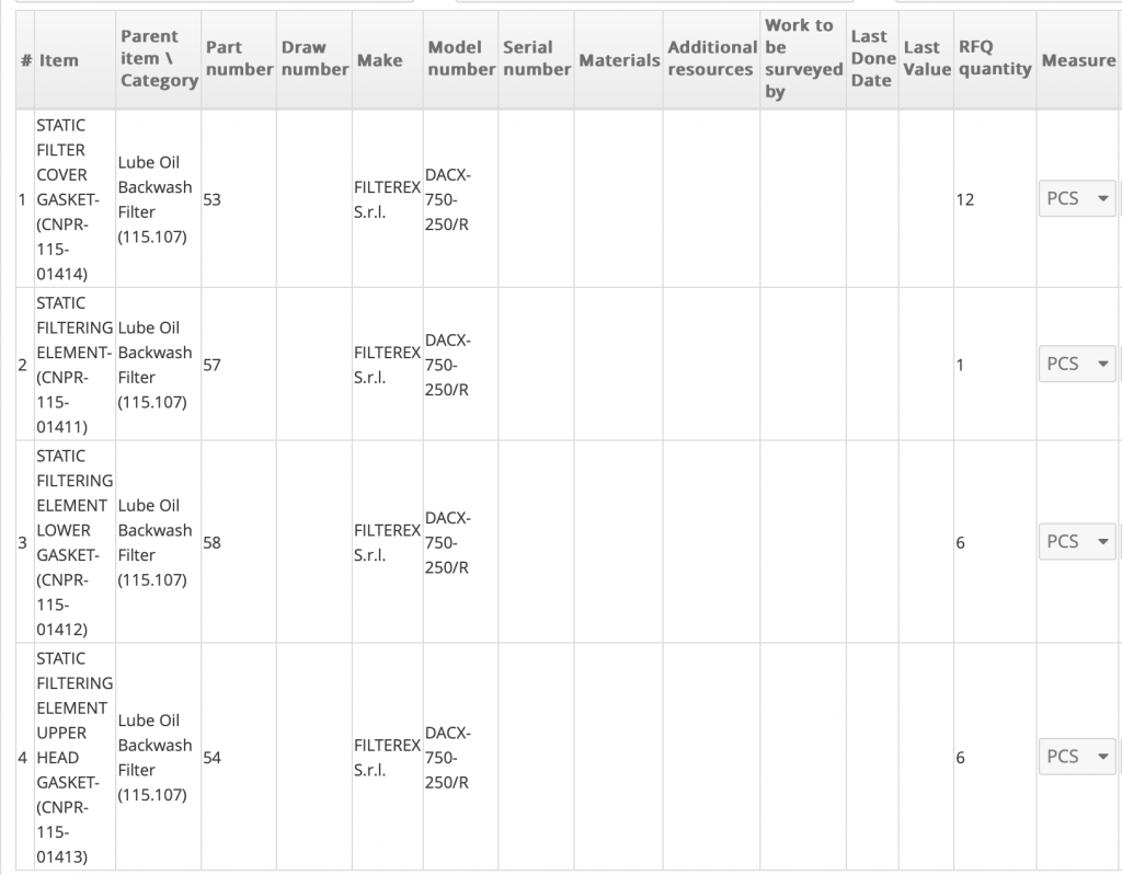 【询价】船舶备件—配件（CK-R20240307-02）询价-泰州昌宽社区-报价采购-船用采购网-船舶物料采购-船务服务-一站式船用设备供应服务
