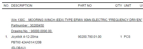 【询价】船舶备件—操纵杆（CK-C20240319-13）询价-泰州昌宽社区-报价采购-船用采购网-船舶物料采购-船务服务-一站式船用设备供应服务