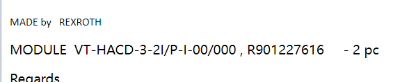 【询价】船舶备件—REXROTH模块（CK-J20240315-07）询价-泰州昌宽社区-报价采购-船用采购网-船舶物料采购-船务服务-一站式船用设备供应服务