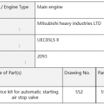 船舶备件—三菱配件（CK-C20240314-03）询价-船用采购网-船舶物料采购-船务服务-一站式船用设备供应服务