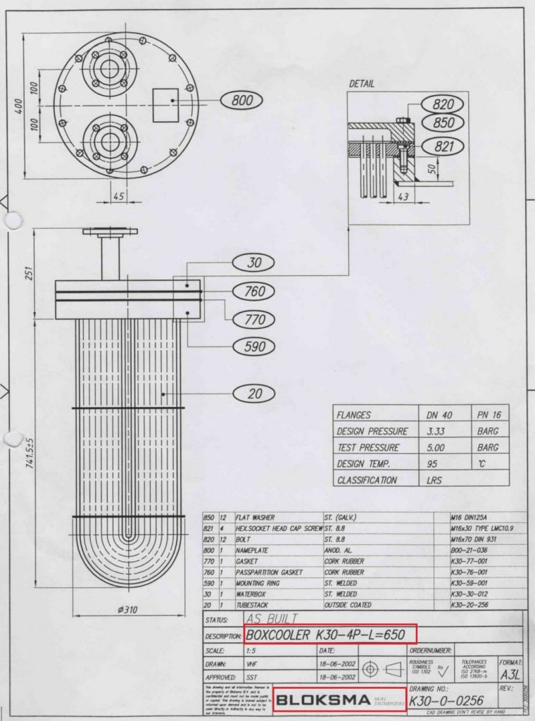 【询价】船舶备件—箱式冷却器（CK-L20240320-01）询价-泰州昌宽社区-报价采购-船用采购网-船舶物料采购-船务服务-一站式船用设备供应服务