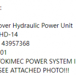 船舶备件—舱口盖液压动力单元（CK-C20240319-08）询价-船用采购网-船舶物料采购-船务服务-一站式船用设备供应服务