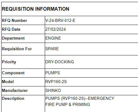 【询价】船舶备件—配件（CK-C20240305-04）询价-泰州昌宽社区-报价采购-船用采购网-船舶物料采购-船务服务-一站式船用设备供应服务