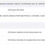 船舶备件—叶轮/机械密封/轴/密封圈（CK-C20240325-07）询价-船用采购网-船舶物料采购-船务服务-一站式船用设备供应服务
