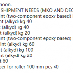 船舶备件—油漆/溶剂/滚筒用砂纸（CK-J20240305-14）询价-船用采购网-船舶物料采购-船务服务-一站式船用设备供应服务