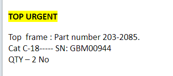 【询价】船舶备件—顶部框架（CK-J20240304-04）询价-泰州昌宽社区-报价采购-船用采购网-船舶物料采购-船务服务-一站式船用设备供应服务