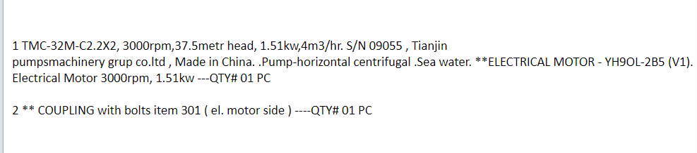 【询价】船舶备件—带螺栓的联轴器（CK-J20240307-15）询价-泰州昌宽社区-报价采购-船用采购网-船舶物料采购-船务服务-一站式船用设备供应服务