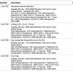 船舶备件—传感器/O型环/螺钉/流量管（CK-R20240307-03）询价-船用采购网-船舶物料采购-船务服务-一站式船用设备供应服务