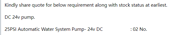 【询价】船舶备件—自动供水系统泵（CK-L20240318-01）询价-泰州昌宽社区-报价采购-船用采购网-船舶物料采购-船务服务-一站式船用设备供应服务