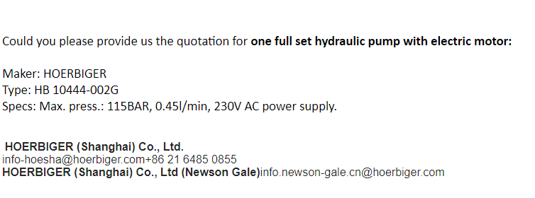 【询价】船舶备件—完整液压泵和电动机（CK-J20240325-02）询价-泰州昌宽社区-报价采购-船用采购网-船舶物料采购-船务服务-一站式船用设备供应服务