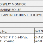 船舶备件—工业锅炉显示器监控器（CK-C20240301-01）询价-船用采购网-船舶物料采购-船务服务-一站式船用设备供应服务