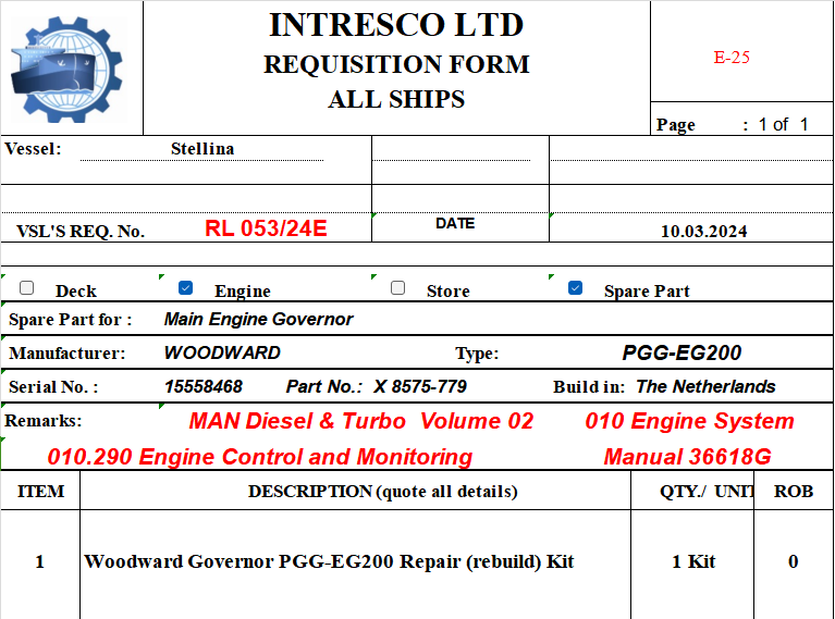 【询价】船舶备件—伍德沃德调速器修理包（CK-J20240313-03）询价-泰州昌宽社区-报价采购-船用采购网-船舶物料采购-船务服务-一站式船用设备供应服务