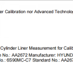 船舶备件—主机缸套测量校准（CK-R20240314-16）询价-船用采购网-船舶物料采购-船务服务-一站式船用设备供应服务