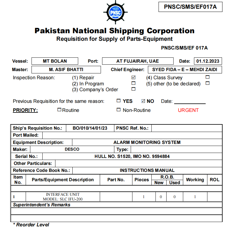 【询价】船舶备件—接口单元（CK-R20240319-22）询价-泰州昌宽社区-报价采购-船用采购网-船舶物料采购-船务服务-一站式船用设备供应服务
