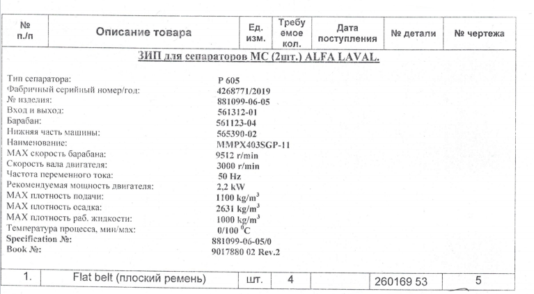 【询价】船舶备件—平皮带（CK-J20240325-09）询价-泰州昌宽社区-报价采购-船用采购网-船舶物料采购-船务服务-一站式船用设备供应服务
