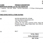 船舶备件—SPERRE配件（CK-R20240325-15）询价-船用采购网-船舶物料采购-船务服务-一站式船用设备供应服务