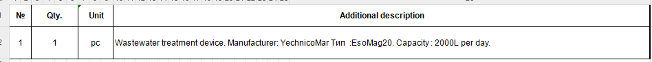 【询价】船舶备件—YechnicoMar废水处理装置（CK-J20240327-16）询价-泰州昌宽社区-报价采购-船用采购网-船舶物料采购-船务服务-一站式船用设备供应服务