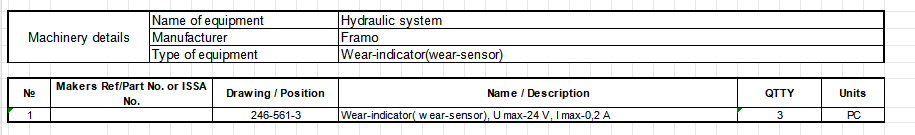 【询价】船舶备件—磨损指示器（磨损传感器）（CK-J20240328-11）询价-泰州昌宽社区-报价采购-船用采购网-船舶物料采购-船务服务-一站式船用设备供应服务