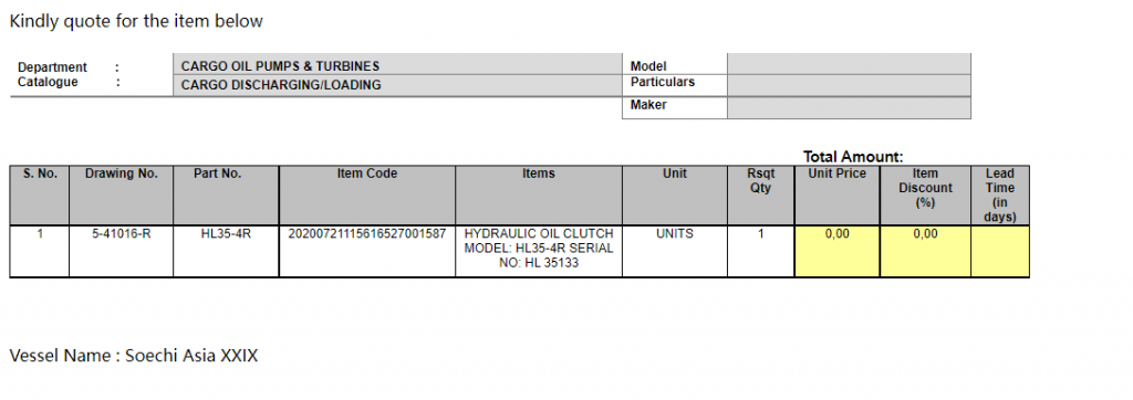 【询价】船舶备件—液压离合器（CK-R20240402-21）询价-泰州昌宽社区-报价采购-船用采购网-船舶物料采购-船务服务-一站式船用设备供应服务
