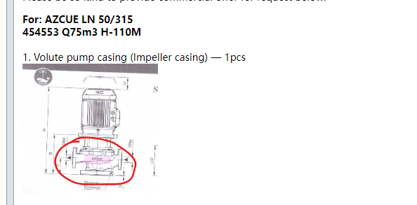 【询价】船舶备件—液压泵外壳（CK-R20240416-05）询价-泰州昌宽社区-报价采购-船用采购网-船舶物料采购-船务服务-一站式船用设备供应服务
