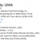 船舶备件—LEWA配件（CK-J20240401-07）询价-船用采购网-船舶物料采购-船务服务-一站式船用设备供应服务