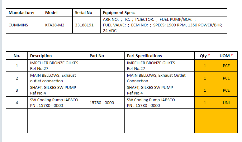 【询价】船舶备件—配件（CK-J20240410-02）询价-泰州昌宽社区-报价采购-船用采购网-船舶物料采购-船务服务-一站式船用设备供应服务