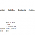 船舶备件—ALFA橡胶垫圈/喷射器（CK-L20240401-02）询价-船用采购网-船舶物料采购-船务服务-一站式船用设备供应服务