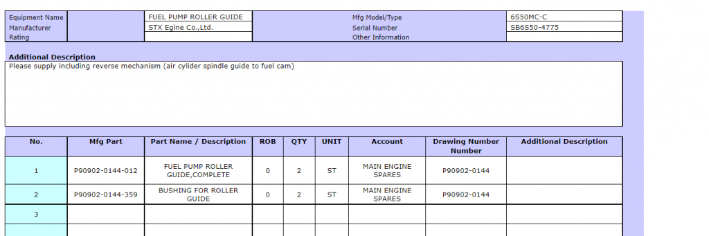 【询价】船舶备件—燃油泵滚轮导向器配件（CK-R20240415-04）询价-泰州昌宽社区-报价采购-船用采购网-船舶物料采购-船务服务-一站式船用设备供应服务
