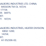 船舶备件—AALBORG配件（CK-L20240417-03）询价-船用采购网-船舶物料采购-船务服务-一站式船用设备供应服务