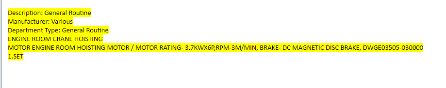 【询价】船舶备件—机舱起重机吊起电机（CK-L20240425-02）询价-泰州昌宽社区-报价采购-船用采购网-船舶物料采购-船务服务-一站式船用设备供应服务