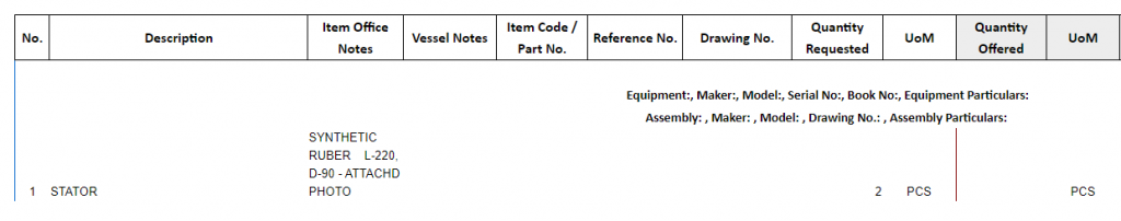 【询价】船舶备件—定子（CK-C20240415-04）询价-泰州昌宽社区-报价采购-船用采购网-船舶物料采购-船务服务-一站式船用设备供应服务