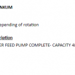 船舶备件—完整的锅炉给水泵（CK-L20240428-04）询价-船用采购网-船舶物料采购-船务服务-一站式船用设备供应服务
