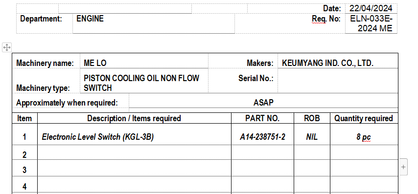 【询价】船舶备件—电子液位开关（CK-Y20240424-10）询价-泰州昌宽社区-报价采购-船用采购网-船舶物料采购-船务服务-一站式船用设备供应服务