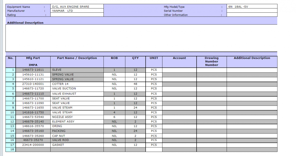 【询价】船舶备件—配件（CK-R20240417-17）询价-泰州昌宽社区-报价采购-船用采购网-船舶物料采购-船务服务-一站式船用设备供应服务