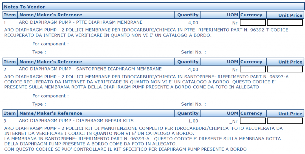 【询价】船舶备件—ARO隔膜泵（CK-C20240430-09）询价-泰州昌宽社区-报价采购-船用采购网-船舶物料采购-船务服务-一站式船用设备供应服务