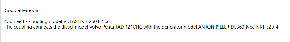 【询价】船舶备件—联轴器（CK-J20240411-19）询价-泰州昌宽社区-报价采购-船用采购网-船舶物料采购-船务服务-一站式船用设备供应服务