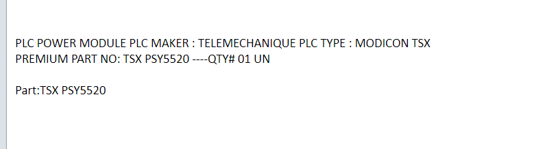 【询价】船舶备件—PLC电源模块（CK-J20240407-06）询价-泰州昌宽社区-报价采购-船用采购网-船舶物料采购-船务服务-一站式船用设备供应服务
