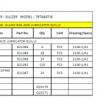 船舶备件—SULZER配件（CK-R20240428-01）询价-船用采购网-船舶物料采购-船务服务-一站式船用设备供应服务