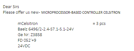【询价】船舶备件—控制器（CK-J20240418-05）询价-泰州昌宽社区-报价采购-船用采购网-船舶物料采购-船务服务-一站式船用设备供应服务