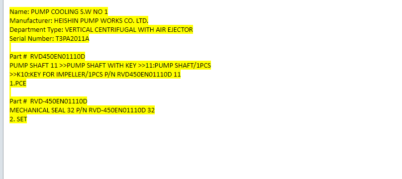 【询价】船舶备件—泵轴/叶轮用键/机械密封（CK-L20240422-02）询价-泰州昌宽社区-报价采购-船用采购网-船舶物料采购-船务服务-一站式船用设备供应服务