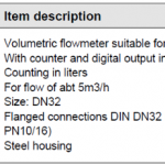 船舶备件—体积流量计（CK-C20240423-05）询价-船用采购网-船舶物料采购-船务服务-一站式船用设备供应服务