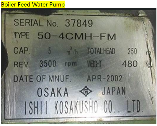 【询价】船舶备件—锅炉给水泵（CK-C20240423-04）询价-泰州昌宽社区-报价采购-船用采购网-船舶物料采购-船务服务-一站式船用设备供应服务