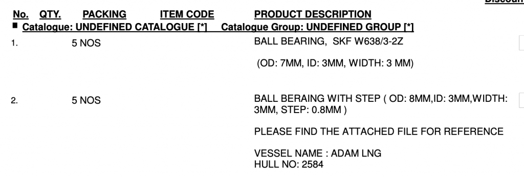 【询价】船舶备件—配件（CK-R20240408-16）询价-泰州昌宽社区-报价采购-船用采购网-船舶物料采购-船务服务-一站式船用设备供应服务