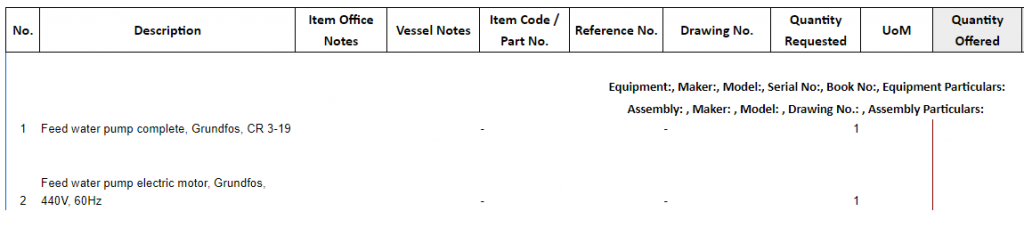 【询价】船舶备件—给水泵组/给水泵电动机（CK-C20240411-05）询价-泰州昌宽社区-报价采购-船用采购网-船舶物料采购-船务服务-一站式船用设备供应服务