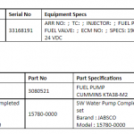 船舶备件—燃料泵/全套SW水泵（CK-J20240412-10）询价-船用采购网-船舶物料采购-船务服务-一站式船用设备供应服务