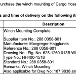 船舶备件—完整绞盘安装（CK-R20240407-17）询价-船用采购网-船舶物料采购-船务服务-一站式船用设备供应服务